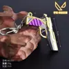 Puesto de Año Nuevo Artículos Pequeños 8 cm Mini Morado Dorado Frenesí Garra Cuchillo Arma Arma de Atrezo Modelo de Aleación Llavero Venta al por Mayor