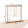 Suporte Exibidor de Colares Cor de Noz, Cabide de Corrente para Suéteres, Rack de Armazenamento de Pulseiras para Pequenos Produtos de Feira Noturna, Rack de Armazenamento de Joias