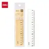 79751 Régua Reta para Alunos do Ensino Fundamental, Ferramenta de Medição de Papelaria, Régua Ondulada, Ferramenta de Aprendizagem, Régua Ondulada de 15cm