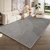 Alfombra Moderna Sencilla para Sala de Estar, Felpudo de Suelo de Alta Gama para Sofá y Mesa de Café, Alfombrilla Antideslizante para el Hogar, Manta para Mesita de Noche de Dormitorio