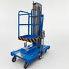 Venda Direta de Fábrica Plataforma Elevatória Tesoura Elétrica Veículo para Trabalho Aéreo Interno Elevador de Coluna Única em Liga de Alumínio