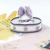 Pulseira de tecido trançado com rebite de estrela de cinco pontas em liga de prata para joias transfronteiriças, pulseira de pulso com franja de estrela de personalidade