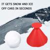 Pala de Nieve con Forma de Cono Tendencia en Tiktok Rascador de Nieve Redondo de Plástico para Coche Herramienta para Quitar Nieve Venta al Por Mayor