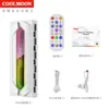 Ventilador de Caja Cool Moon Ling Yue 12cm Argb Aurora Asíncrono de Alto Rendimiento Ultra Silencioso para Refrigeración de Host de Computadora