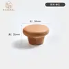 Puxador de porta de armário, gaveta de armário, puxador de madeira maciça para guarda-roupa, puxador de porta de madeira estilo chinês novo em forma de ponte de luxo leve de alta qualidade