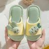 Pantuflas infantiles para niñas, lindas pantuflas antideslizantes de interior para primavera y otoño, pantuflas de lino para bebé para todas las estaciones para niños