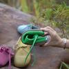 Pantuflas de Media Punta Cerradas de Piel de Oveja para Mujer, Modelo Dopamina Más Vendido Primavera 2026, Suela Suave, Superficie Suave, Pantuflas de Piel Genuina para Uso en Exteriores