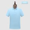 Zhigong 5A888# antibacteriano 50 mercerizado 45 algodón peinado 5 seda de morera polo camisa cultural publicitaria se puede establecer LOGO