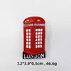 Suministro Transfronterizo Imanes para Refrigerador de Cabina Telefónica de Autobús Británico Souvenirs Turísticos Imanes para Refrigerador de Resina y Madera de Londres