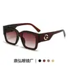 2025 Moda Nueva de Comercio Exterior Gafas de Sol para Hombre Moda Europea y Americana Transfronterizas Versátiles Populares en Internet Gafas de Sol para Fiesta al Aire Libre Mujer