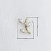 Moderna Nueva Aleación de Titanio ASTM F-136 Stud para Labio con Diamantes Completos Stud para Cartílago Auricular Pendiente Transfronterizo Joyería para Piercing