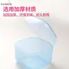 Caixa de desinfecção de cabeça de lixa para ferramentas de unha, camada dupla com tampa, filtro, caixa de limpeza espessa, caixa de armazenamento transparente portátil