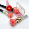 Pincel de Maquillaje de Flor Única de 5 Pétalos, Pincel para Rubor, Pincel para Iluminador, Pincel para Polvo Suelto, Pincel para Contorno, Herramienta de Belleza, Iluminar y Fijar el Maquillaje