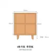 Estantería de Madera Maciza Estante de Almacenamiento de Pie Librero Madera de Cerezo Roble Hogar Sala de Estar Dormitorio Armario de Almacenamiento