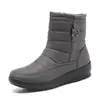 Botas Nuevas de Algodón para Mujer Botas de Invierno para Mujer Talla Grande para Adultos Mayores Botas de Nieve Cálidas Zapatos para Madre 41-43
