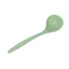Cuchara de sopa de paja de trigo transfronteriza anticaíble para el hogar de mango largo para gachas cuchara de gachas de plástico de cocina engrosada logo de venta al por mayor