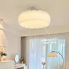 Lámpara infantil estilo crema, lámpara de dormitorio, luz de techo de proyección, conejito en forma de corazón de luz estelar acogedora y romántica, luminaria principal para dormitorio