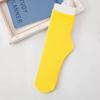 Calcetines Calcetines de Media Caña para Mujer ins Modernos Primavera y Otoño Calcetines Largos Apilados Coloridos Estilo Japonés Color Caramelo Celebridad Cibernética Calcetines de Hielo Hielo