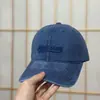 Gorra de béisbol de color sólido lavada estilo retro americano, gorra de pico simple versátil estilo coreano inspirada en tendencias ins para mujer