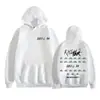 Sudadera con capucha de álbum Anuel Aa Rhlm 2 Real Hasta La Muerte para mujer Hip Hop de los 90
