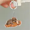 Novo produto transfronteiriço Pelúcia Protect Punch heMonkey orangotango pingente de acrílico