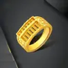 Novo Anel Rainha Persa S999 Banhado a Ouro para Mulheres, Retrô Elegante, Anel Vivo, Moderno e Simples, Presente para Namorada