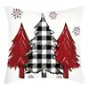Funda de almohada popular transfronteriza con temática navideña, Funda de almohada con estampado navideño, Funda de almohada decorativa de alta calidad, Personalizable con impresión de logotipo