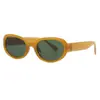 2024 Uña de Arroz Ovalada Nueva Moda Estilo Coreano Gafas de Sol Parasol de Instagram Gafas de Sol Exageradas Anti-UV