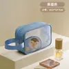 Bolsa de Tocador y Maquillaje de Dibujos Animados Linda, Capa Única, Gran Capacidad, Portátil