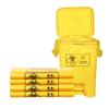 Sacos Amarelos para Lixo Médico, Tamanho Grande, Espessados, para Resíduos de Hospital e Farmácia, Sacos Plásticos Amarelos para Lixo, Estilo Boca Plana, Atacado