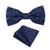 Corbata Vintage para Hombre de Negocios Pañuelo de Bolsillo Traje Camisa de Vestir Lazo Cuello Poliéster Patrón Roto Lazo