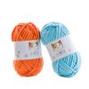 Pequeña Linda Hilo de Hielo Bola de Lana Aliexpress Fabricante de Lana Venta al por Mayor Muñeca Hilo de Grosor Medio Bebé Hilo para Cojín de Bebé