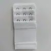 Fivela de extensão para sutiã de aço inoxidável com três fileiras de pequenos três botões 4,5 cm Fivela de extensão para lingerie Fivela traseira de sutiã