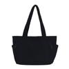 Bolso de hombro de pana sencillo e informal de moda, nuevo bolso de mano de otoño 2024, bolso cruzado para estudiantes y mujeres.