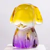 Cristal Artificial 12 Animales del Zodiaco Perro, Buey, Tigre, Conejo, Dragón, Serpiente, Caballo, Oveja, Mono, Gallo, Rata, Cerdo Manualidades para Sala de Estar Decoración del Zodiaco