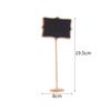 Pizarra de Madera Rectangular Banco de Amor Adornos de Pizarra con Esquina Mickey Nubes Casa Estrella de Cinco Puntas Pizarra de Asiento