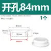 Protetor de cabo invertido de silicone macio, modelo curto com fenda para passagem de cabo, luva de borracha para cabo com orifício passante em forma de I, anel de borracha anti-corte
