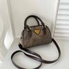Bolsa de Mão de Alta Qualidade Transfronteiriça Linha Moderna Feminina Textura Portátil Bolsa de Ombro Meninas Bolsa Mensageira Versátil Venda por Atacado