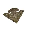 Protetores de Canto de Bronze Antigo Bordas de Caixa de Madeira de Cânfora Protetores de Canto de Cobre Ferragens para Móveis Chineses Flor de Canto Três Lados Peça de Canto de Nuvem Auspiciosa