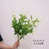 Simulación Pastoral Hojas de Planta Verde Ramo de Hojas de Dinero Arreglo Floral para el Hogar Decoración de Sala de Estar Accesorios Florales para Mesa de Comedor Clematis