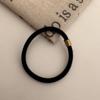 Nova Faixa de Cabelo Alta Elástica Headband Estilo Coreano Simples Cinta de Cabelo Elástico Elástico All-match Durável Rabo de Cavalo Corda de Cabelo Headwear