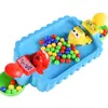 Jogo de Mesa Pegar Bolinhas Interação Pai e Filho Jogo Popular Sapo Comendo Feijões Hipopótamo Faminto Bolinhas Coloridas