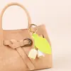 Acessório de chaveiro de bolsa de cereja Luo Jia em estoque, chaveiro simples e elegante com decoração de cereja tridimensional