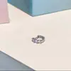 Novos brincos de barra reta em aço titânio e cobre incrustados com diamantes, argolas com tripla zircônia de 8mm de diâmetro interno para mulheres, design de nicho, brincos personalizados
