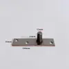 Mola de piso de porta de vidro, extensão do eixo superior, peça de hardware, acessórios de fixação de eixo fixo simples de aço inoxidável