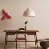 Lámpara de arte japonesa creativa moderna comedor sala de estar dormitorio retro nueva sala de té china B&B diseñador tela