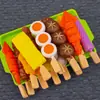 Juguete de niña rojo en línea casa de juegos simulación infantil comida rápida barbacoa cocina 3 años 4 años 5 años 6 años 7 años