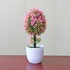 Planta de Simulación Lágrimas de Bebé Árbol Pequeño En Maceta Planta Verde Árbol de Flores Bola Adornos de Escritorio de Oficina Mini Planta Bonsái