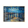 Pintura decorativa de Van Gogh, pintura para pasillo, pintura para restaurante, pintura colgante, pintura al óleo de la cosecha, mural de pasillo, pintura de pared de sala de estar, pintura de pasillo, pintura de cielo estrellado