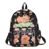 Mochila Escolar Infantil Kapibala Estampada Fofa Grande Capacidade Leve Mochila Literária para Menina do Ensino Fundamental Venda por Atacado